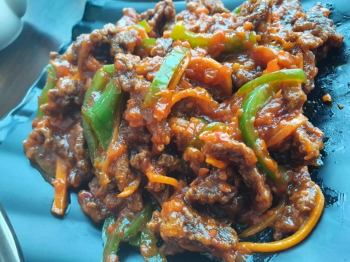 Crispy Beef with a Kick