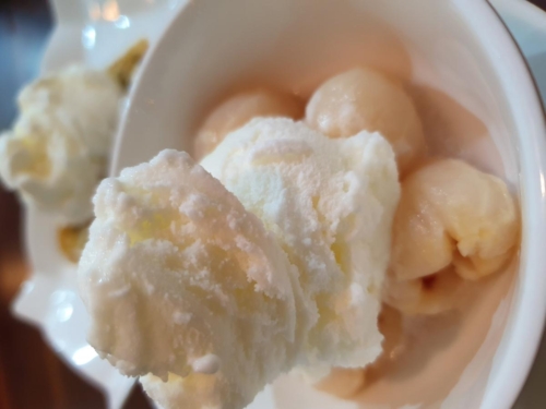 Ice Cream with Lychee